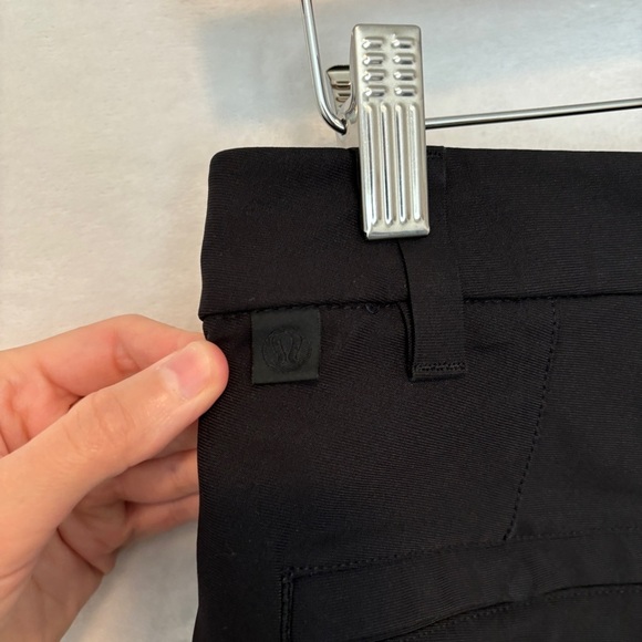 Lululemon mens black casual Commission Pant Classic warpstreme M5AEXS Size 28 - Picture 8 of 11
